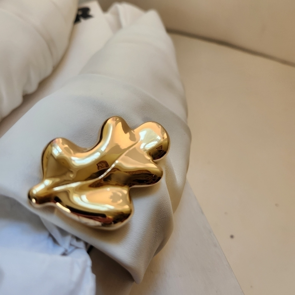 Jil Sander White Leather Ballerina Flats size 40 BNWT - Picture 11 of 13
